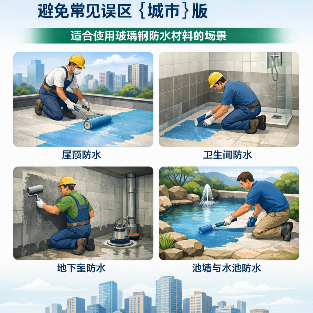 玻璃钢防水材料施工注意事项,避免常见误区 仙桃 版
